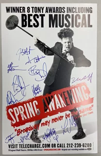 Spring Awakening autograph