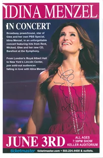 Idina Menzel autograph
