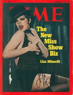 Liza Minnelli autograph