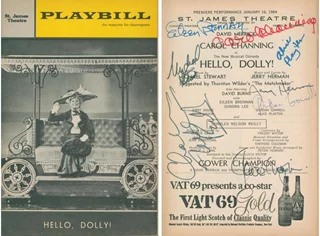 Hello Dolly! autograph