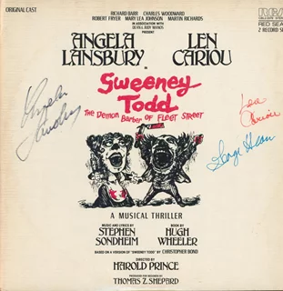 Sweeney Todd autograph