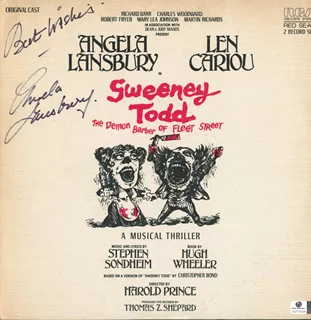 Angela Lansbury autograph