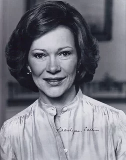 Rosalynn Carter autograph