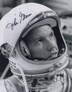 John Glenn autograph