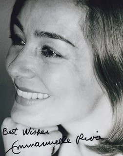 Emmanuelle Riva autograph