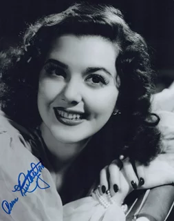 Ann Rutherford autograph