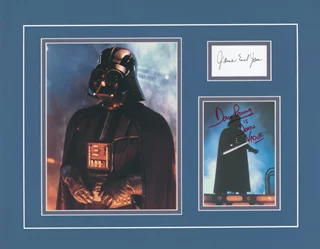 Darth Vader autograph