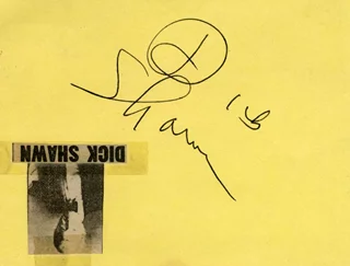 Dick Shawn autograph