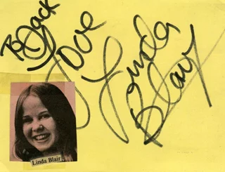 Linda Blair autograph