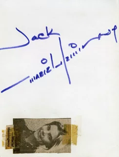 Mariel Hemingway autograph