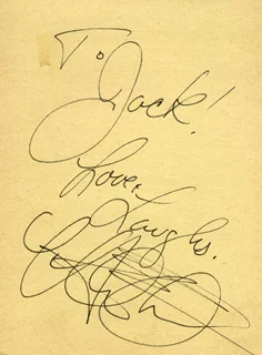 Heather Thomas autograph