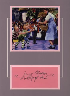 Jerry Maren autograph