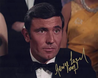 George Lazenby autograph