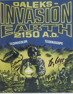 Daleks Invasion of Earth 2150 A.D. autograph