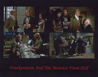 Frankenstein and The Monster From Hell autograph
