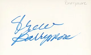 Drew Barrymore autograph