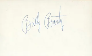 Billy Barty autograph