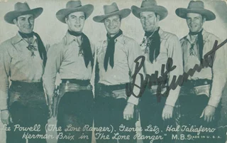 Bruce Bennett autograph