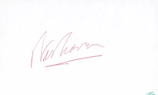 Wes Craven autograph