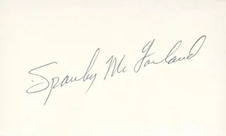 Spanky McFarland autograph