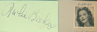 Julie Bishop autograph