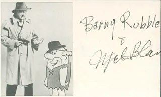 Mel Blanc autograph