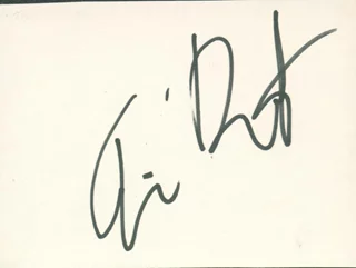 Tim Burton autograph