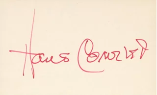 Hans Conreid autograph