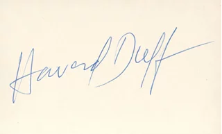 Howard Duff autograph