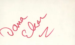 Dana Elcar autograph