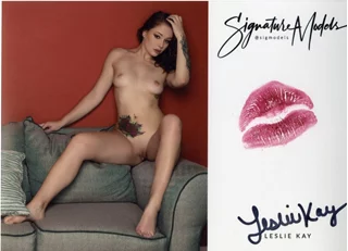 Leslie Kay autograph