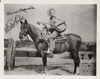 Monte Hale autograph