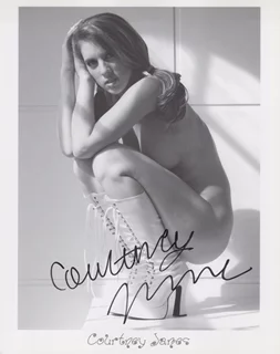 Courtney James autograph