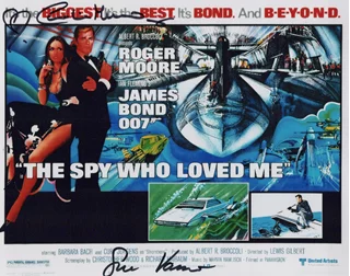 The Spy Who Loved Me autograph