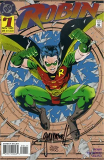 Robin Comic Book autograph