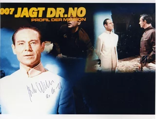 Joseph Wiseman autograph