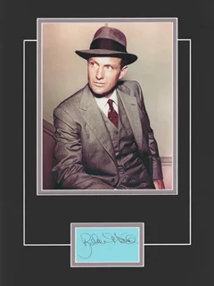 Robert Stack autograph