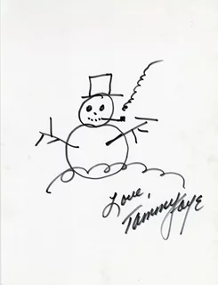 Tammy Faye Bakker autograph