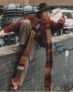 Tom Baker autograph