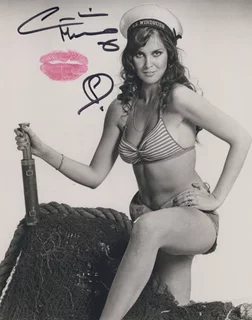 Caroline Munro autograph