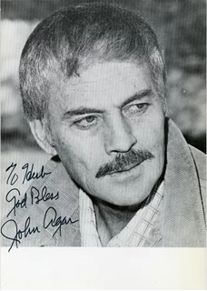 John Agar autograph
