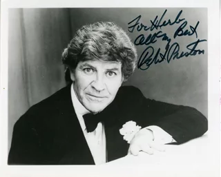 Robert Preston autograph