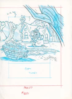 Disney Book Sketch autograph