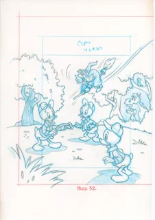 Disney Book Sketch autograph