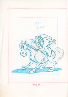 Disney Book Sketch autograph