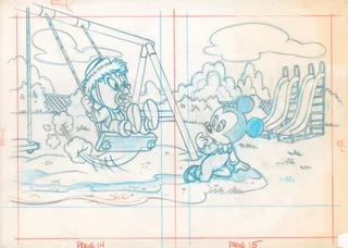 Disney Book Sketch autograph