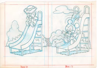 Disney Book Sketch autograph