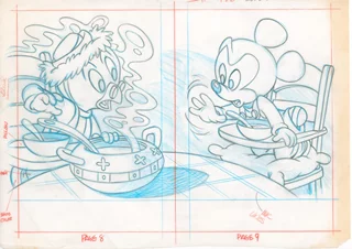 Disney Book Sketch autograph