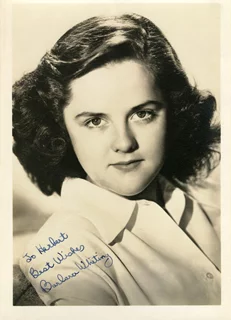 Barbara Whiting autograph