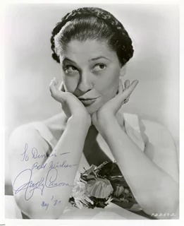 Judy Canova autograph